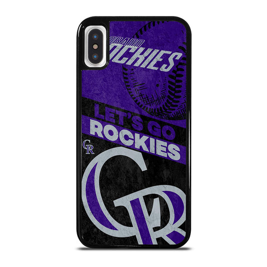 COLORADO ROCKIES BASEBALL 3 iPhone X / XS Case Cover