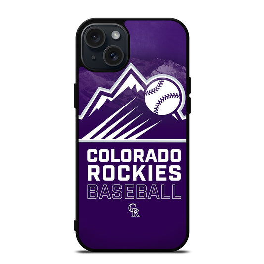COLORADO ROCKIES BASEBALL 1 iPhone 15 Plus Case Cover