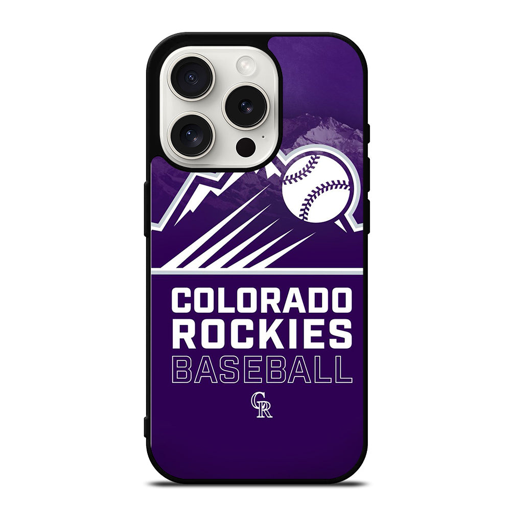 COLORADO ROCKIES BASEBALL 1 iPhone 15 Pro Case Cover