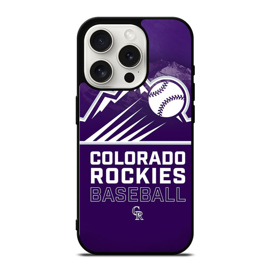 COLORADO ROCKIES BASEBALL 1 iPhone 15 Pro Case Cover