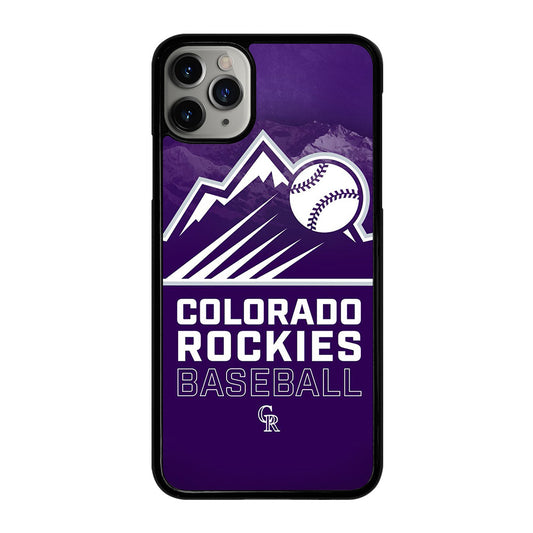 COLORADO ROCKIES BASEBALL 1 iPhone 11 Pro Max Case Cover