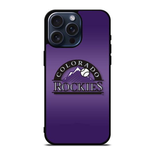 COLORADO ROCKIES BASEBALL 2 iPhone 15 Pro Max Case Cover