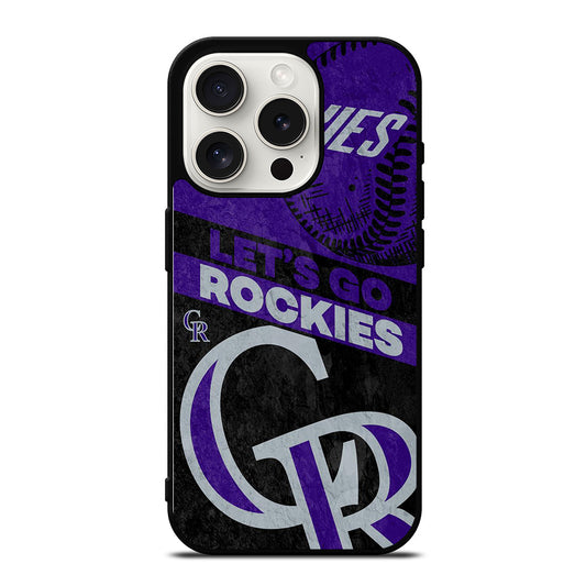 COLORADO ROCKIES BASEBALL 3 iPhone 15 Pro Case Cover