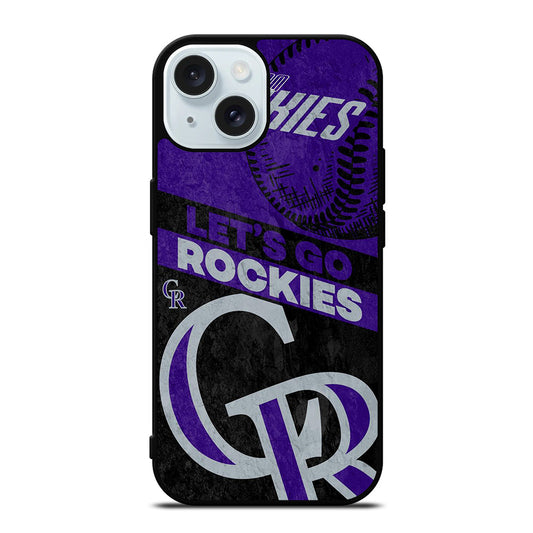 COLORADO ROCKIES BASEBALL 3 iPhone 15 Case Cover