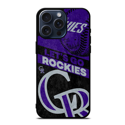 COLORADO ROCKIES BASEBALL 3 iPhone 15 Pro Max Case Cover
