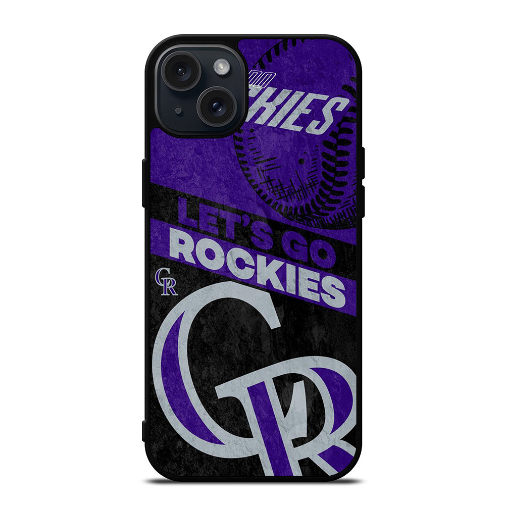 COLORADO ROCKIES BASEBALL 3 iPhone 15 Plus Case Cover