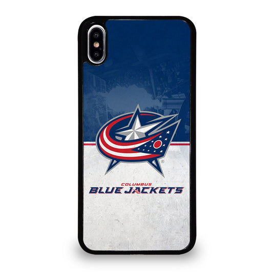 COLUMBUS BLUE JACKETS NHL TEAM 1 iPhone XS Max Case Cover