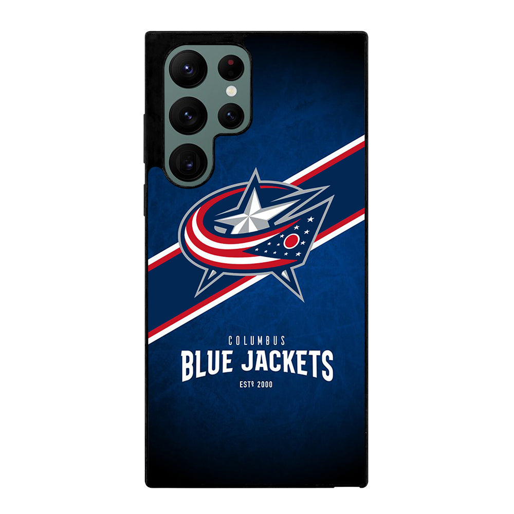 COLUMBUS BLUE JACKETS NHL TEAM 3 Samsung Galaxy S22 Ultra Case Cover