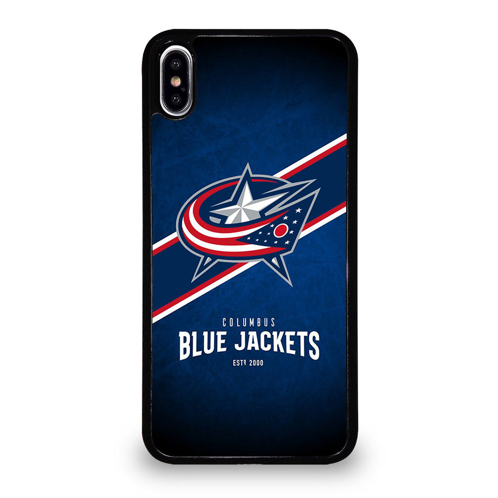 COLUMBUS BLUE JACKETS NHL TEAM 3 iPhone XS Max Case Cover