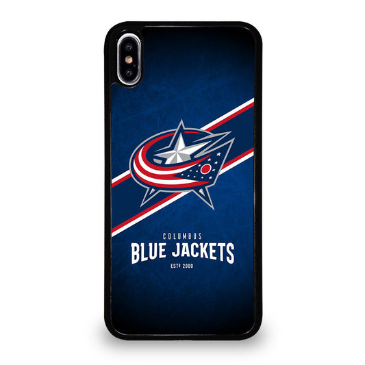 COLUMBUS BLUE JACKETS NHL TEAM 3 iPhone XS Max Case Cover
