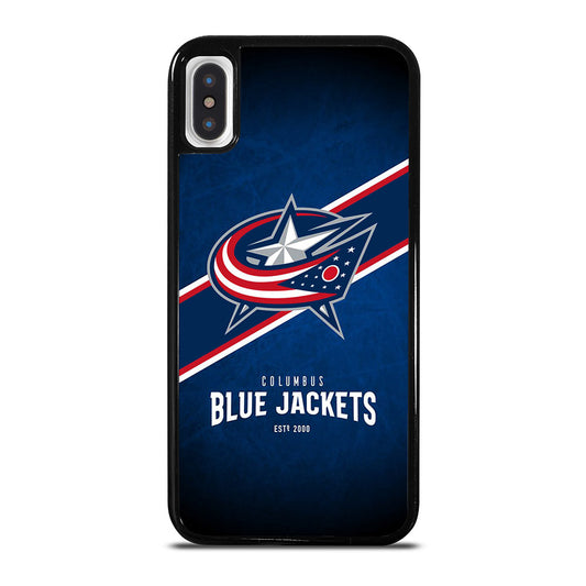 COLUMBUS BLUE JACKETS NHL TEAM 3 iPhone X / XS Case Cover