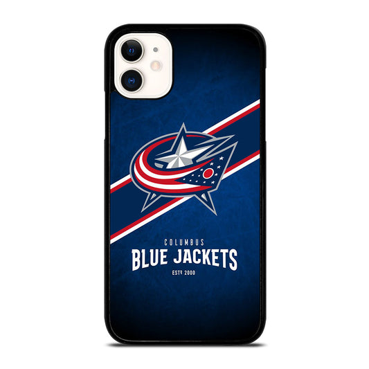 COLUMBUS BLUE JACKETS NHL TEAM 3 iPhone 11 Case Cover