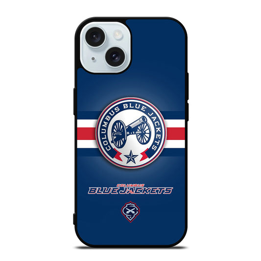 COLUMBUS BLUE JACKETS NHL LOGO 3 iPhone 15 Case Cover