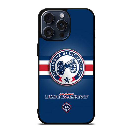COLUMBUS BLUE JACKETS NHL LOGO 3 iPhone 15 Pro Max Case Cover