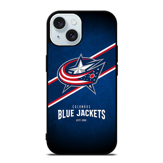 COLUMBUS BLUE JACKETS NHL TEAM 3 iPhone 15 Case Cover
