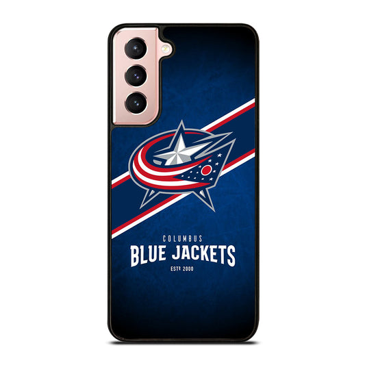 COLUMBUS BLUE JACKETS NHL TEAM 3 Samsung Galaxy S21 Case Cover