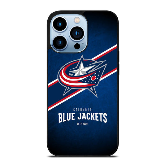 COLUMBUS BLUE JACKETS NHL TEAM 3 iPhone 13 Pro Max Case Cover