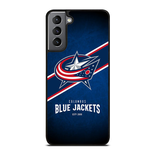 COLUMBUS BLUE JACKETS NHL TEAM 3 Samsung Galaxy S21 Plus Case Cover