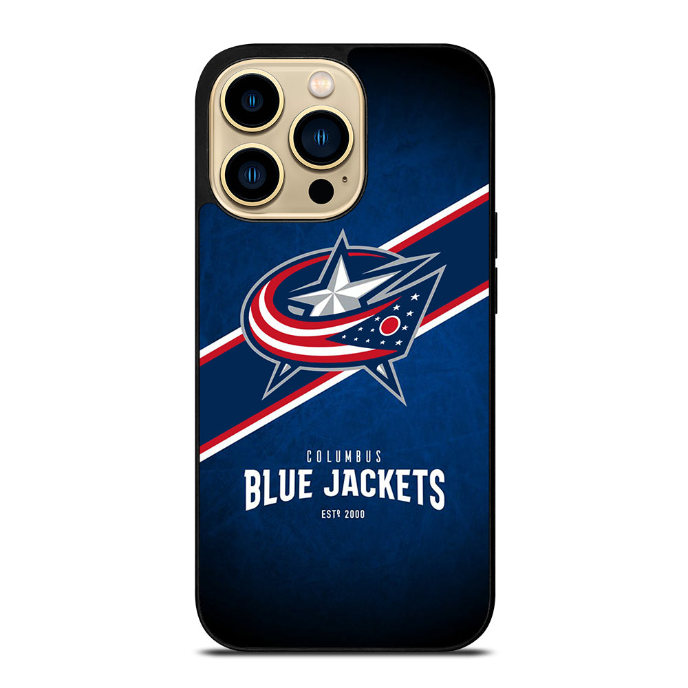 COLUMBUS BLUE JACKETS NHL TEAM 3 iPhone 14 Pro Max Case Cover