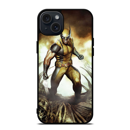 COMIC WOLVERINE MARVEL CARTOON iPhone 15 Plus Case Cover