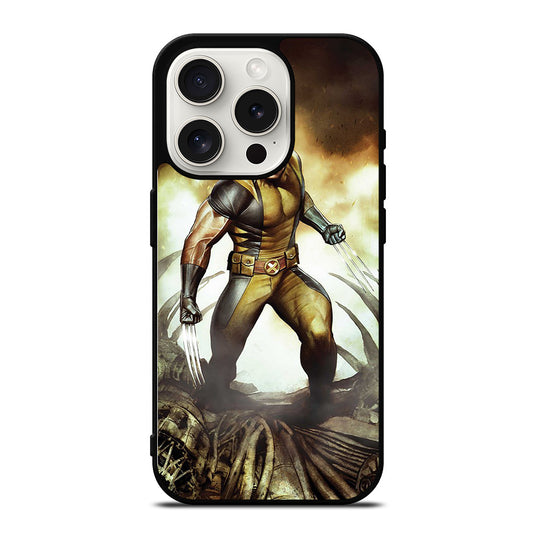 COMIC WOLVERINE MARVEL CARTOON iPhone 15 Pro Case Cover