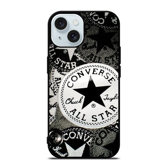 CONVERSE ALL STAR PATTERN iPhone 15 Case Cover