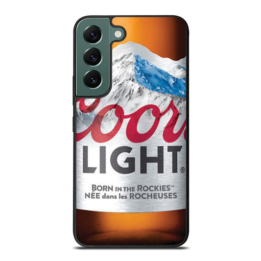 COORS LIGHT BEER BOTTLE NEW Samsung Galaxy S22 Case Cover