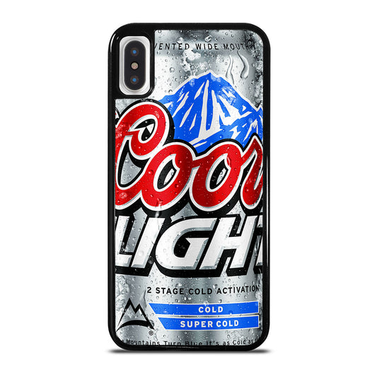 COORS LIGHT BEER BOTTLE iPhone X / XS Case Cover