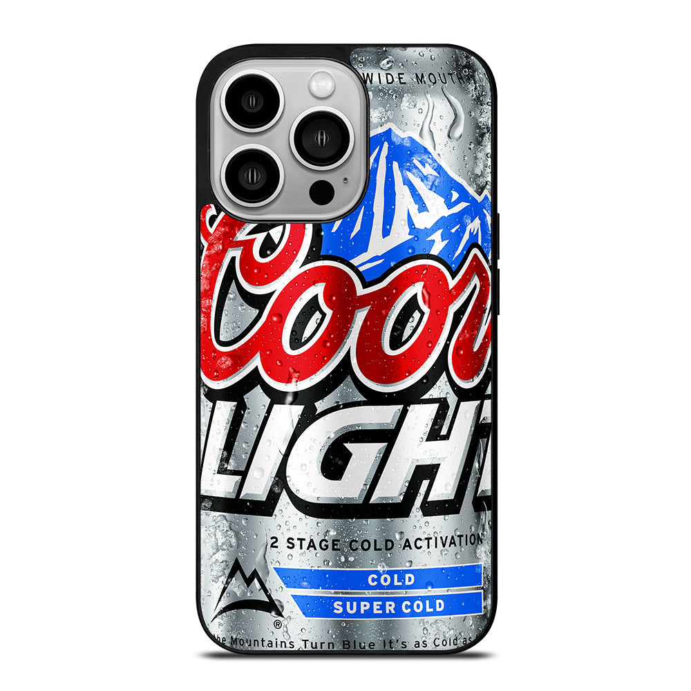 COORS LIGHT BEER BOTTLE iPhone 14 Pro Case Cover