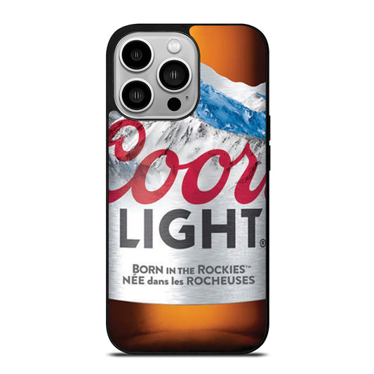 COORS LIGHT BEER BOTTLE NEW iPhone 14 Pro Case Cover