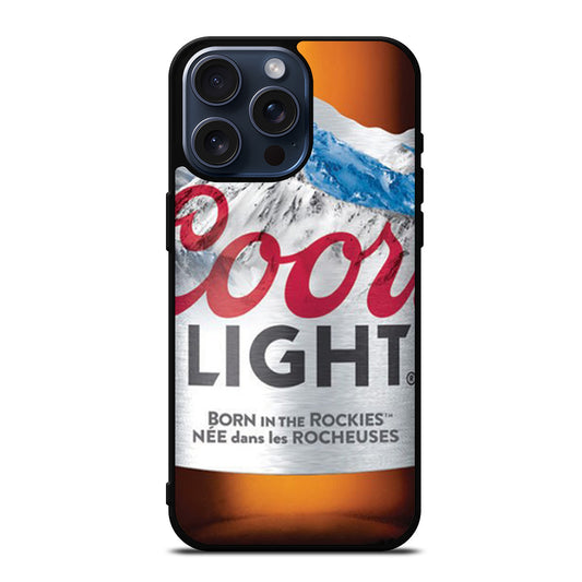 COORS LIGHT BEER BOTTLE NEW iPhone 15 Pro Max Case Cover