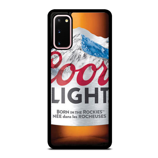 COORS LIGHT BEER BOTTLE NEW Samsung Galaxy S20 Case Cover