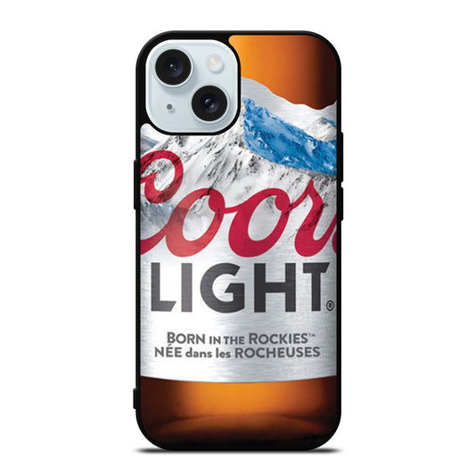 COORS LIGHT BEER BOTTLE NEW iPhone 15 Case Cover