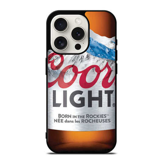 COORS LIGHT BEER BOTTLE NEW iPhone 15 Pro Case Cover