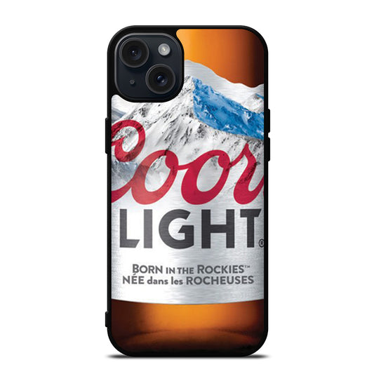 COORS LIGHT BEER BOTTLE NEW iPhone 15 Plus Case Cover
