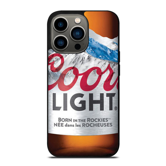 COORS LIGHT BEER BOTTLE NEW iPhone 13 Pro Case Cover