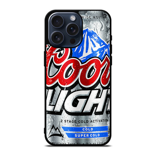 COORS LIGHT BEER BOTTLE iPhone 15 Pro Max Case Cover