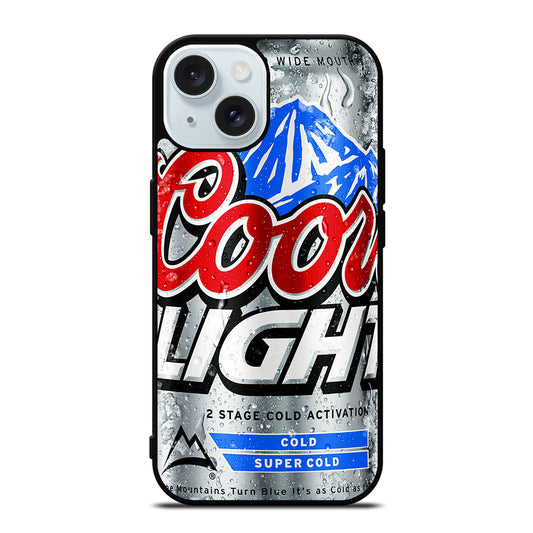 COORS LIGHT BEER BOTTLE iPhone 15 Case Cover