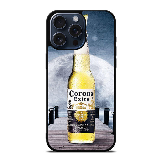 CORONA BEER BOTTLE MOON iPhone 15 Pro Max Case Cover
