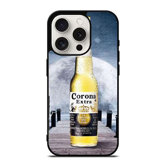 CORONA BEER BOTTLE MOON iPhone 15 Pro Case Cover