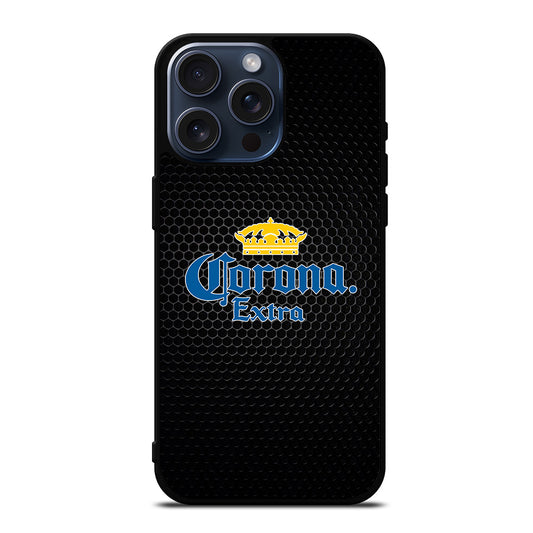 CORONA BEER LOGO METAL iPhone 15 Pro Max Case Cover