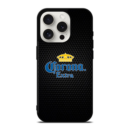 CORONA BEER LOGO METAL iPhone 15 Pro Case Cover