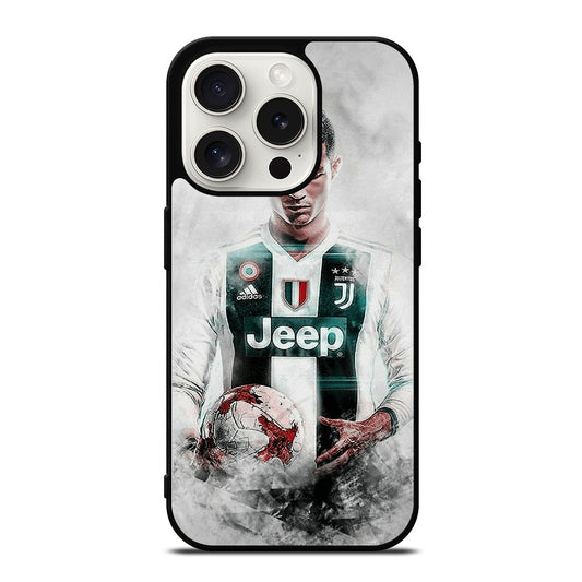 CRISTIANO RONALDO CR7 ART iPhone 15 Pro Case Cover