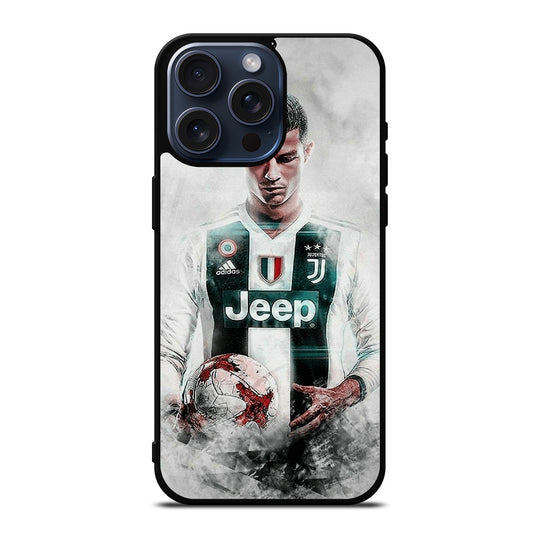 CRISTIANO RONALDO CR7 ART iPhone 15 Pro Max Case Cover