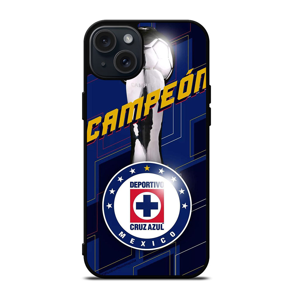 CRUZ AZUL DEPORTIVO CAMPEON iPhone 15 Plus Case Cover