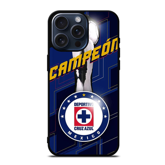 CRUZ AZUL DEPORTIVO CAMPEON iPhone 15 Pro Max Case Cover