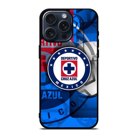 CRUZ AZUL DEPORTIVO SOCCER 1 iPhone 15 Pro Max Case Cover