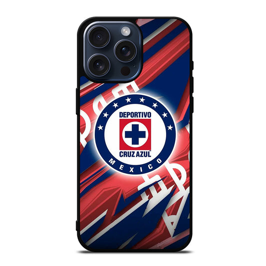CRUZ AZUL DEPORTIVO SOCCER 2 iPhone 15 Pro Max Case Cover
