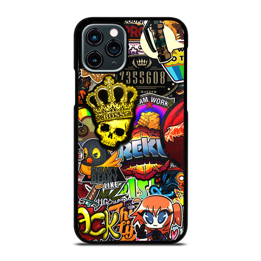 CSGO STICKER BOMB PATTERN iPhone 11 Pro Case Cover