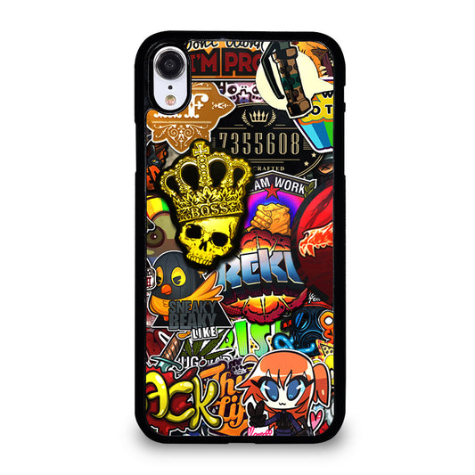 CSGO STICKER BOMB PATTERN iPhone XR Case Cover